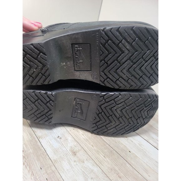 Dansko Womens Professional Black Leather Work Clogs Shoes Size 40 US 9.5-10 - Picture 8 of 8